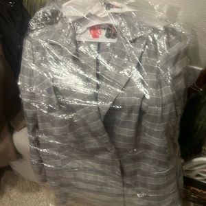 Lane Bryant size 20 dress blazer black and white